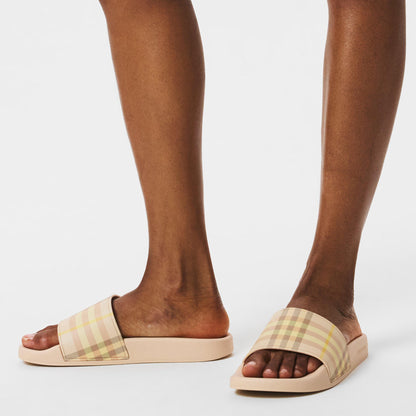Vintage Check Furley Sliders