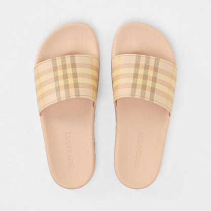 Vintage Check Furley Sliders