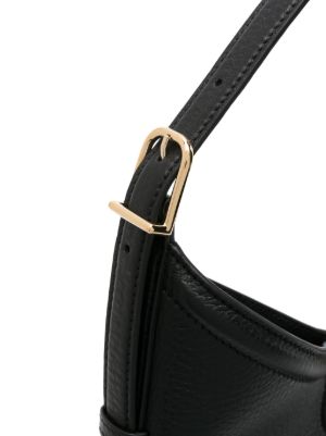 VLogo leather shoulder bag