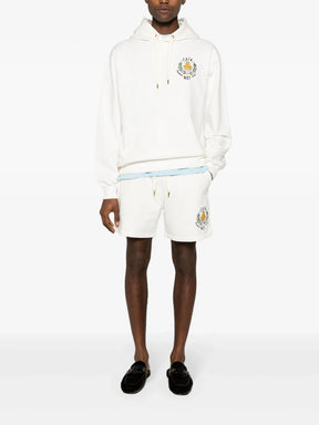Casablanca Casa Way Bowl of Oranges Embroidered Hoodie in White