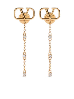 VLogo Signature drop earrings