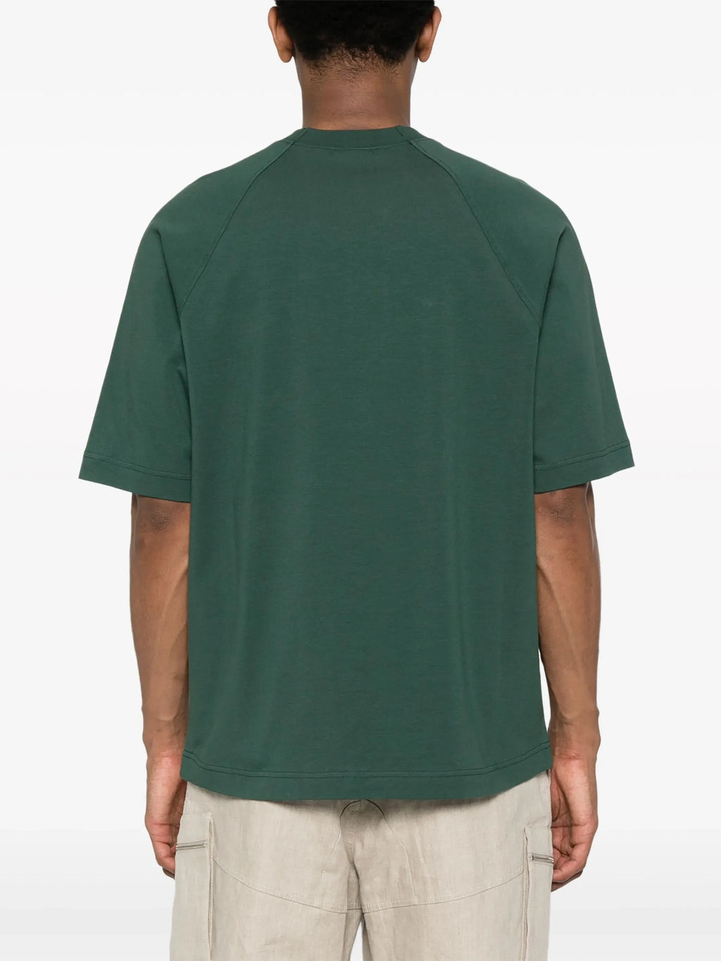 Jacquemus Le T-Shirt Typo Dark Green