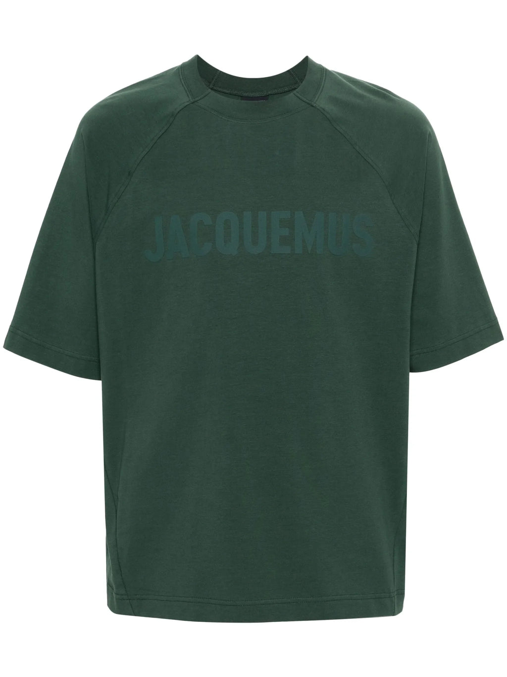 Jacquemus Le T-Shirt Typo Dark Green