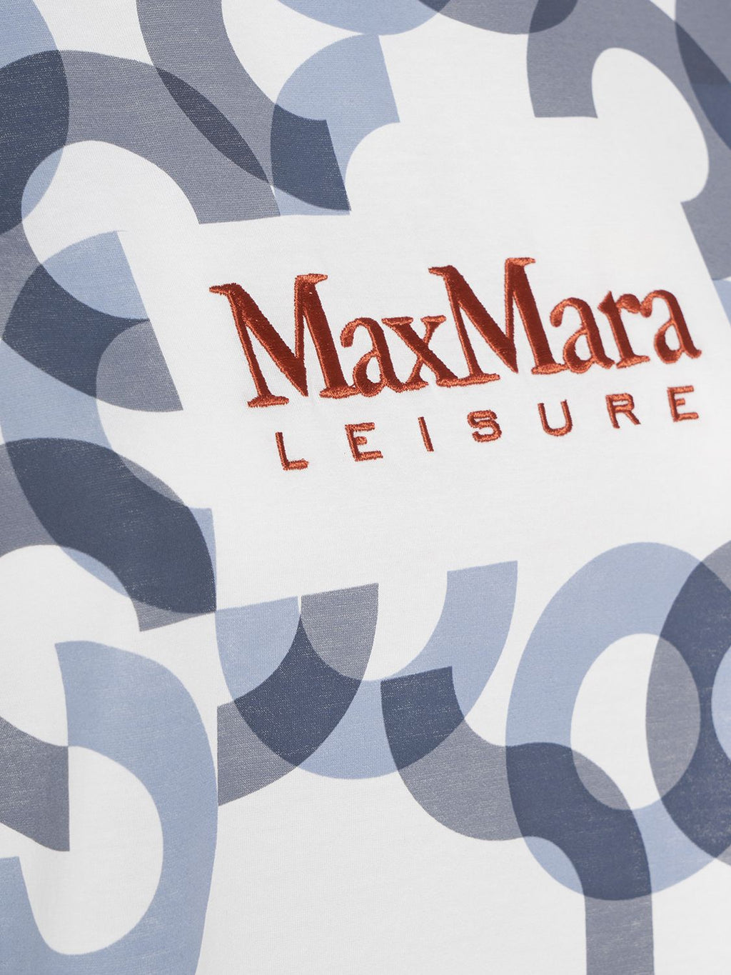 Max Mara Max Mara Obliqua printed & embroidered t-shirt - Size: XS T-Shirts | Shop From The Mirage