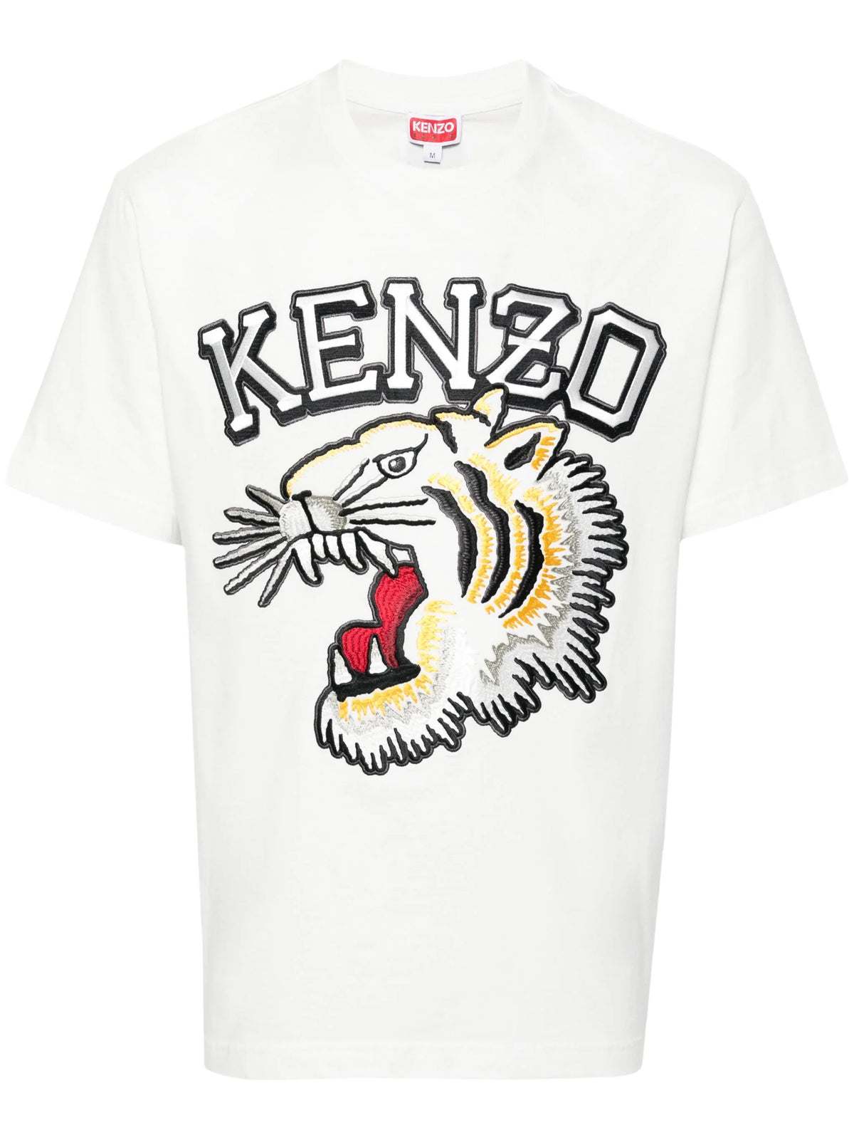 Kenzo Tiger Varsity Classic T-Shirt in White