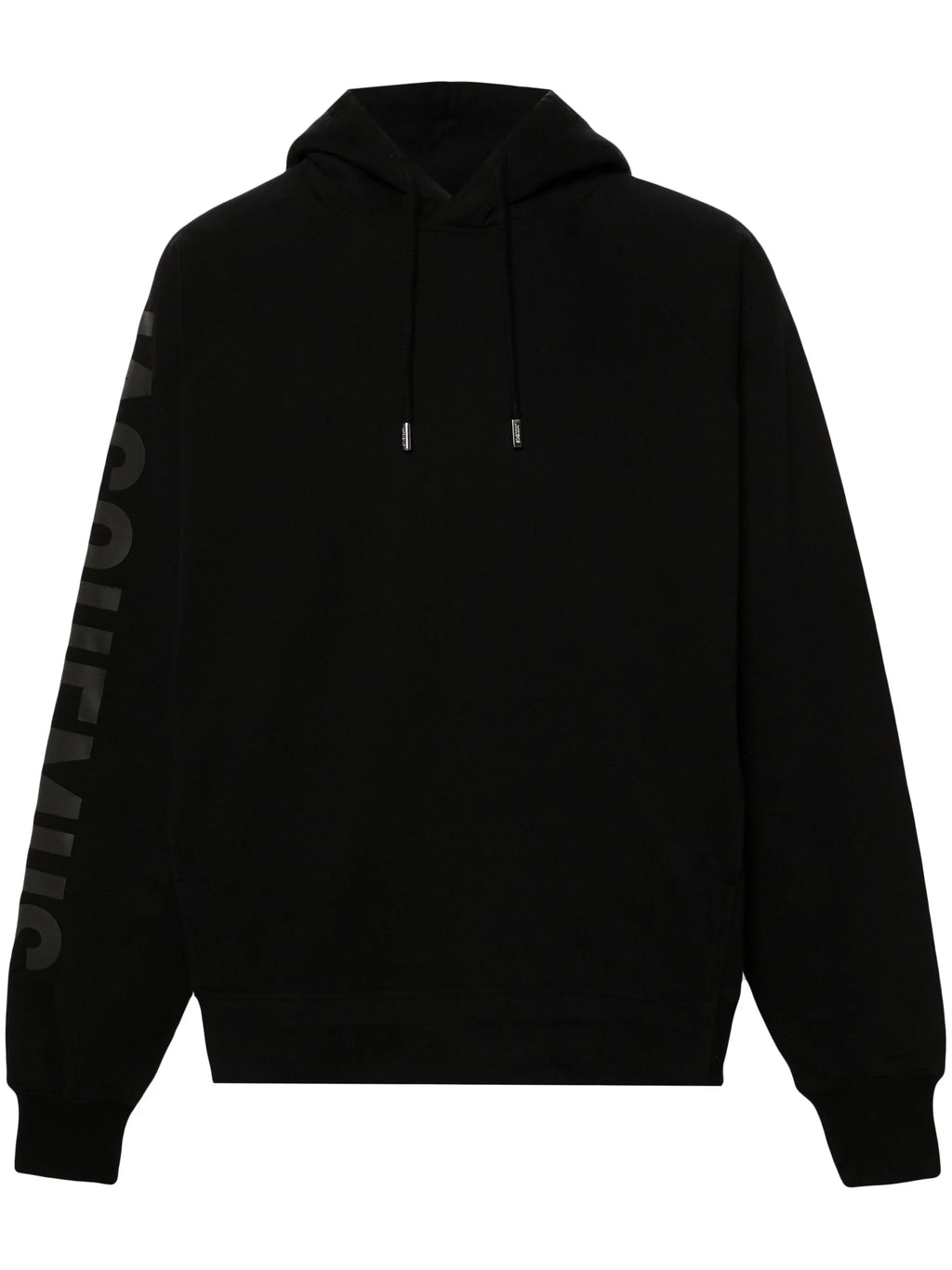 Jacquemus Le Hoodie Typo Cotton Black