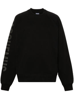 Jacquemus Le Typo Sweatshirt in Black