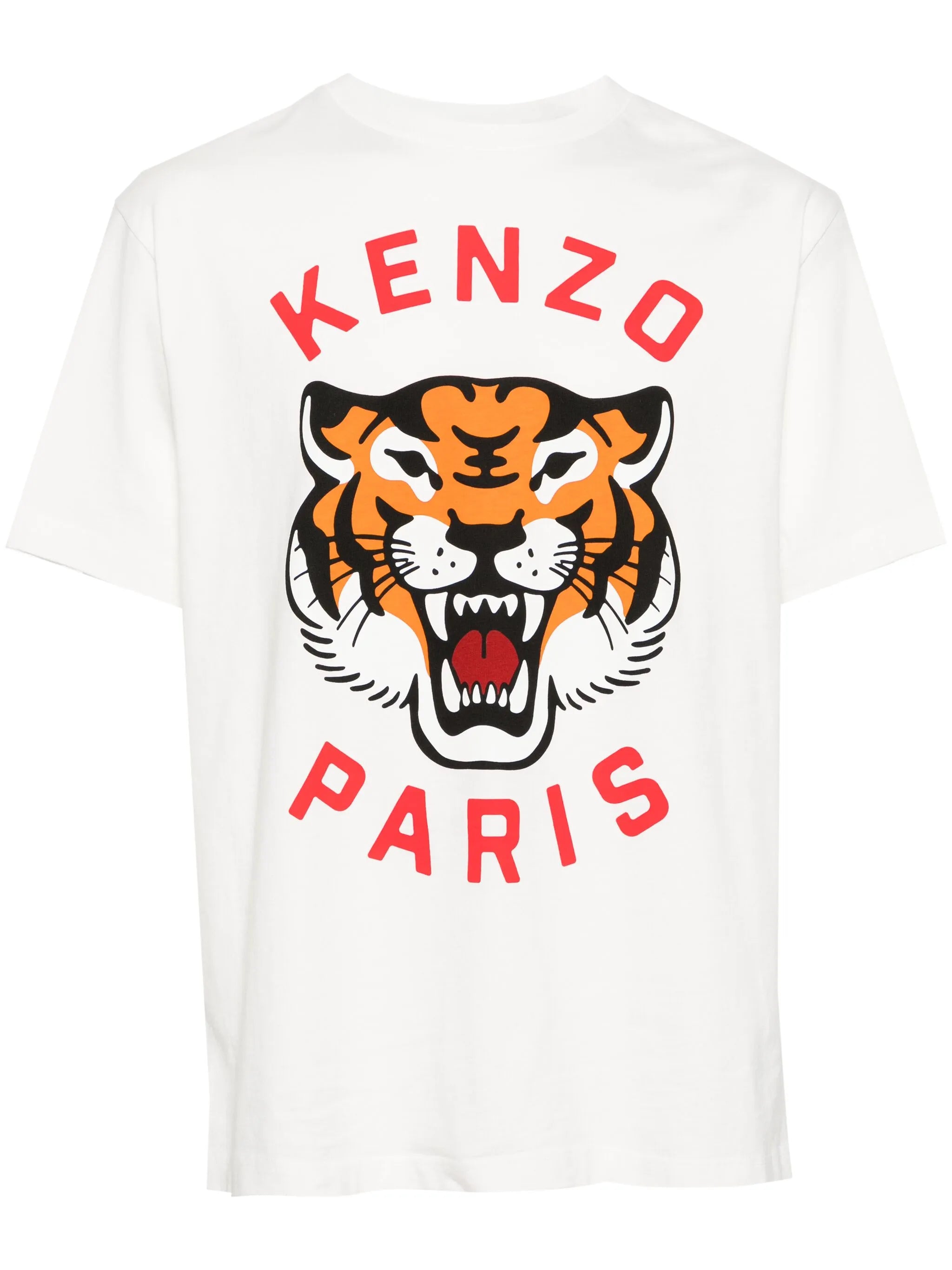 Kenzo Lucky Tiger Printed T-Shirt in White