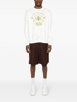 Casablanca Joyaux D'Afrique Tennis Club Sweatshirt White