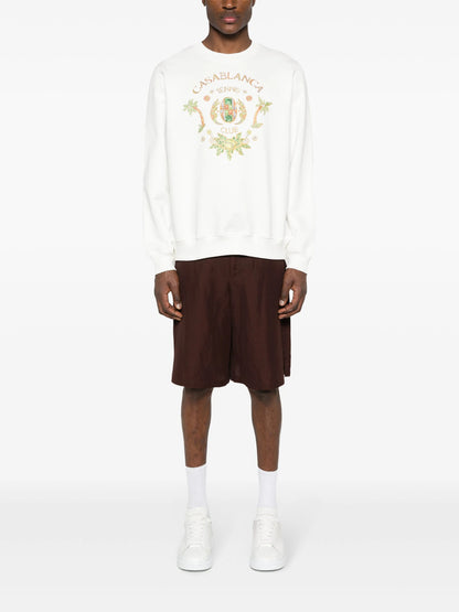 Casablanca Joyaux D'Afrique Tennis Club Sweatshirt White