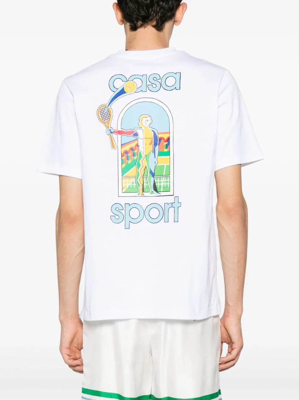 Casablanca Le Jeu Colore Printed T-Shirt in White
