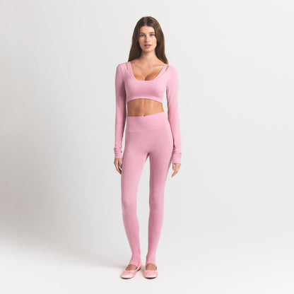 Wool Rib High-waisted Legging
