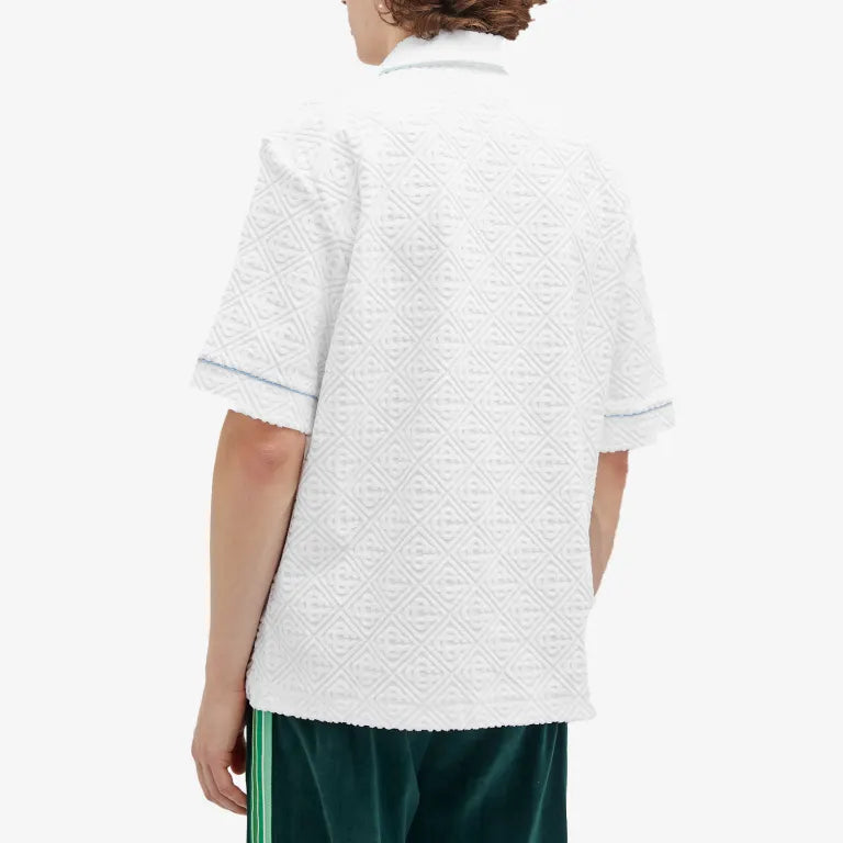 Casablanca Monogram Towelling Short Sleeve Shirt