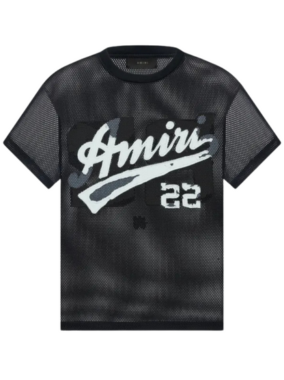 AMIRI 22 MESH TEE BLACK