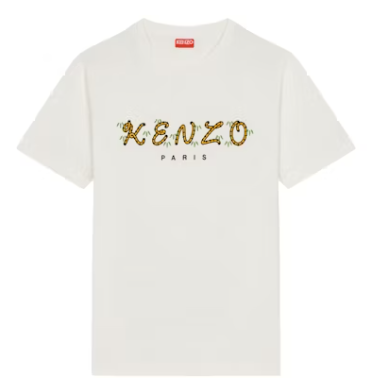 KENZO x Nigo Tiger Tail Relaxed Women's T-Shirt Off White