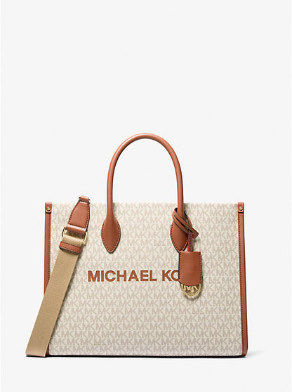 Mirella Medium Signature Logo Tote Bag