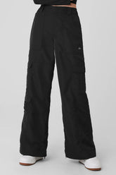 High-Waist Ski-Moto Puffer Pant