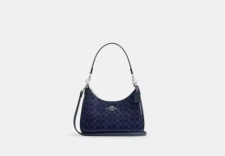 Coach Teri Hobo Bag In Signature Canvas - Bags | Shop From The Mirage