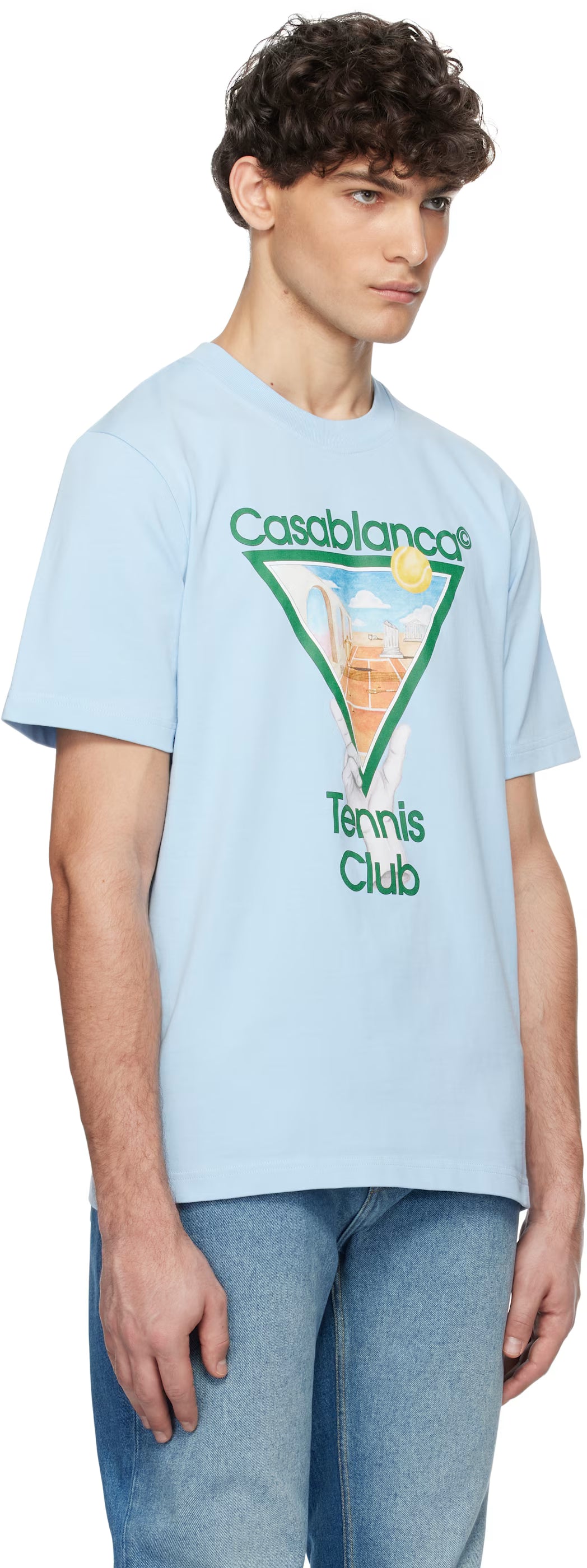 Blue Metaphysical Tennis Icon T-shirt