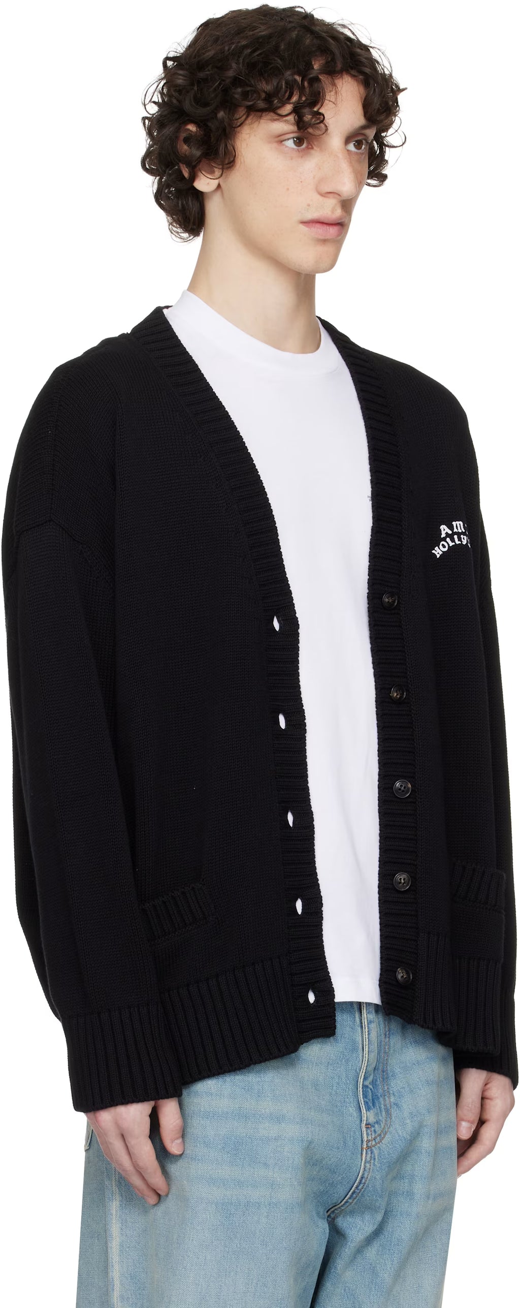 Black 'AMIRI Hollywood' Cardigan