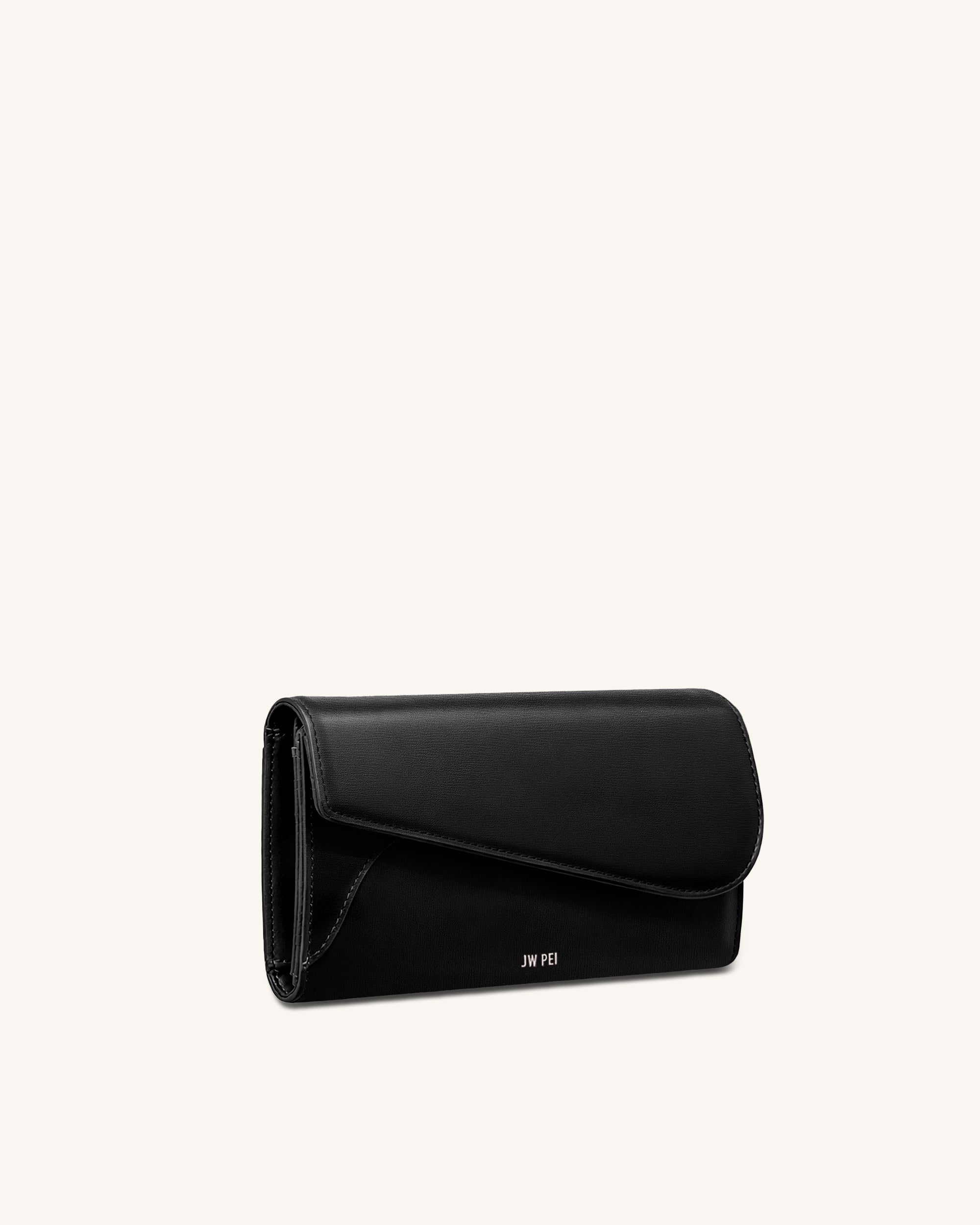 Seren Flap Long Wallet - Chestnut Black