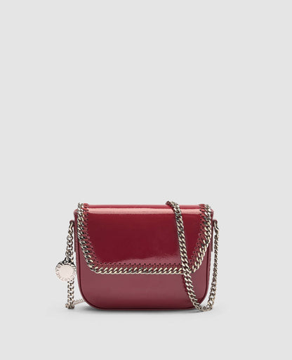 STELLA MCCARTNEY Falabella Patent Flap Crossbody Bag