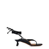 Lollipop Lace-Up Sandals