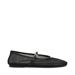 Rounded Toe Slip-On Ballet Pumps