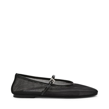 Rounded Toe Slip-On Ballet Pumps