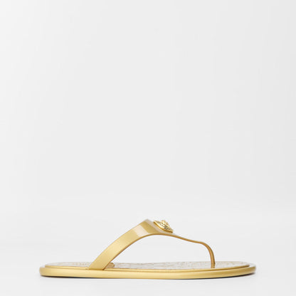 Alia Rubber Flat Sandals