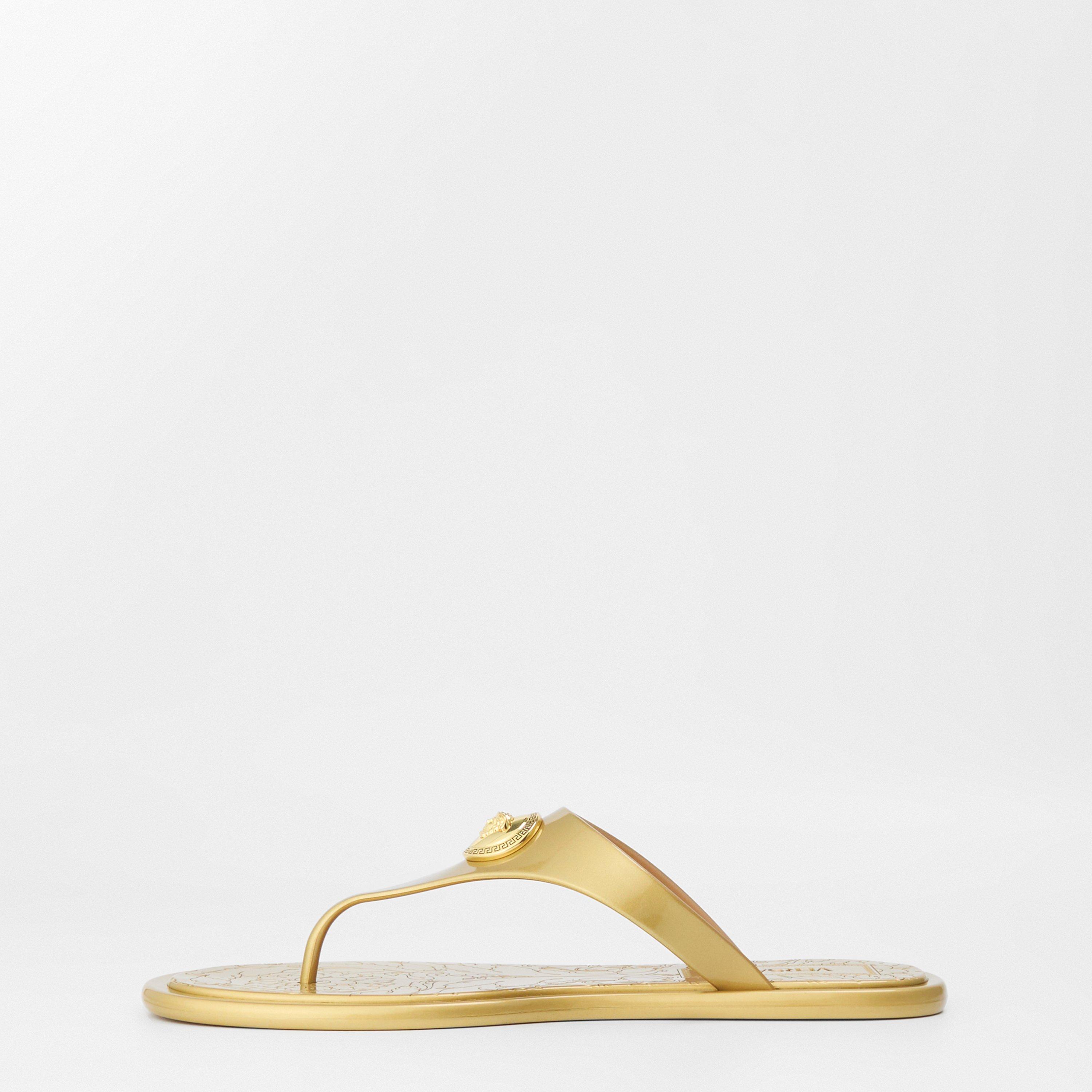 Alia Rubber Flat Sandals