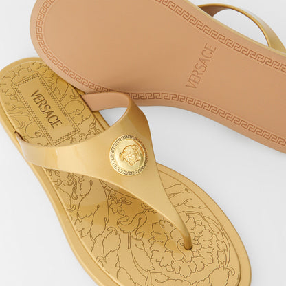 Alia Rubber Flat Sandals