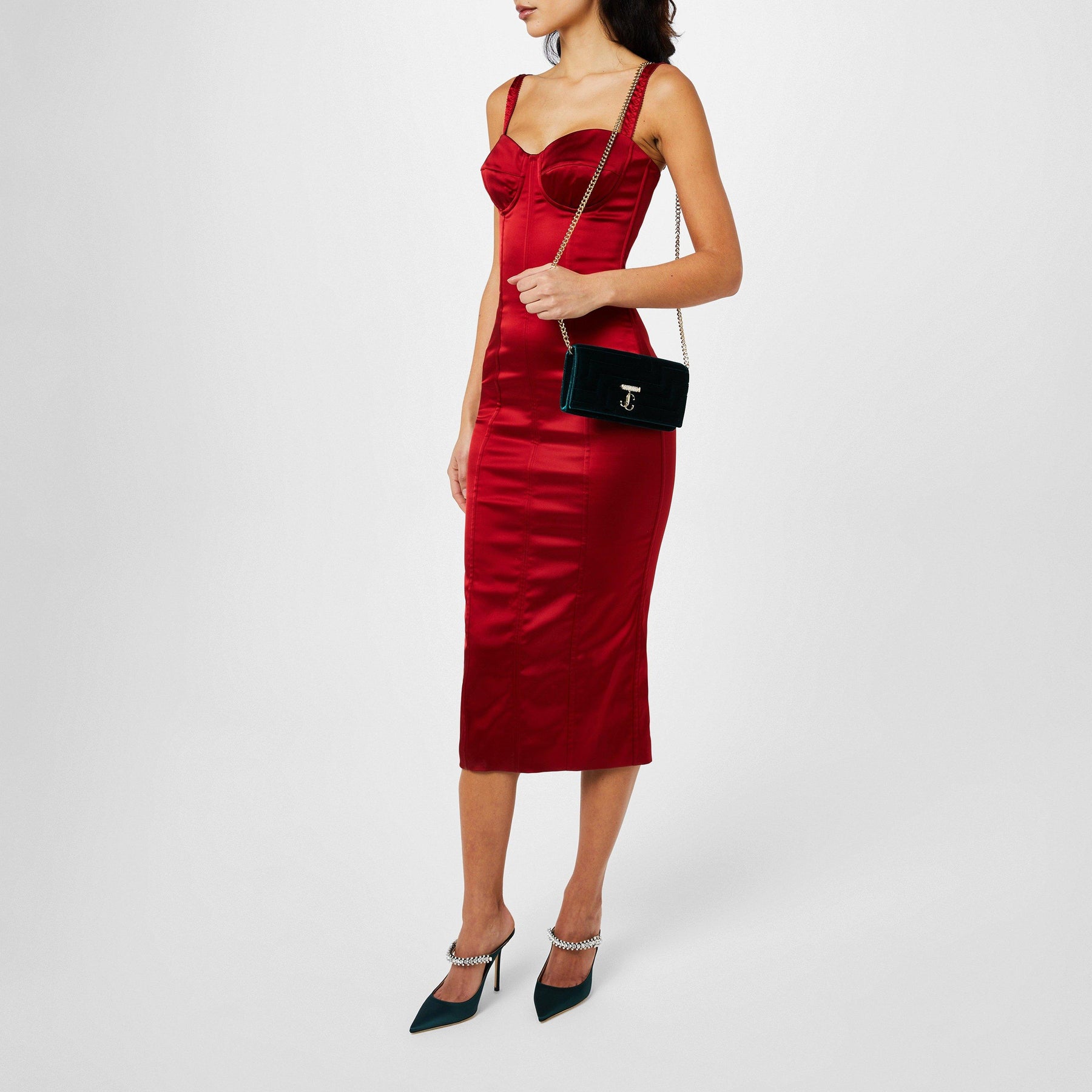 Bing Crystal Heeled Mules