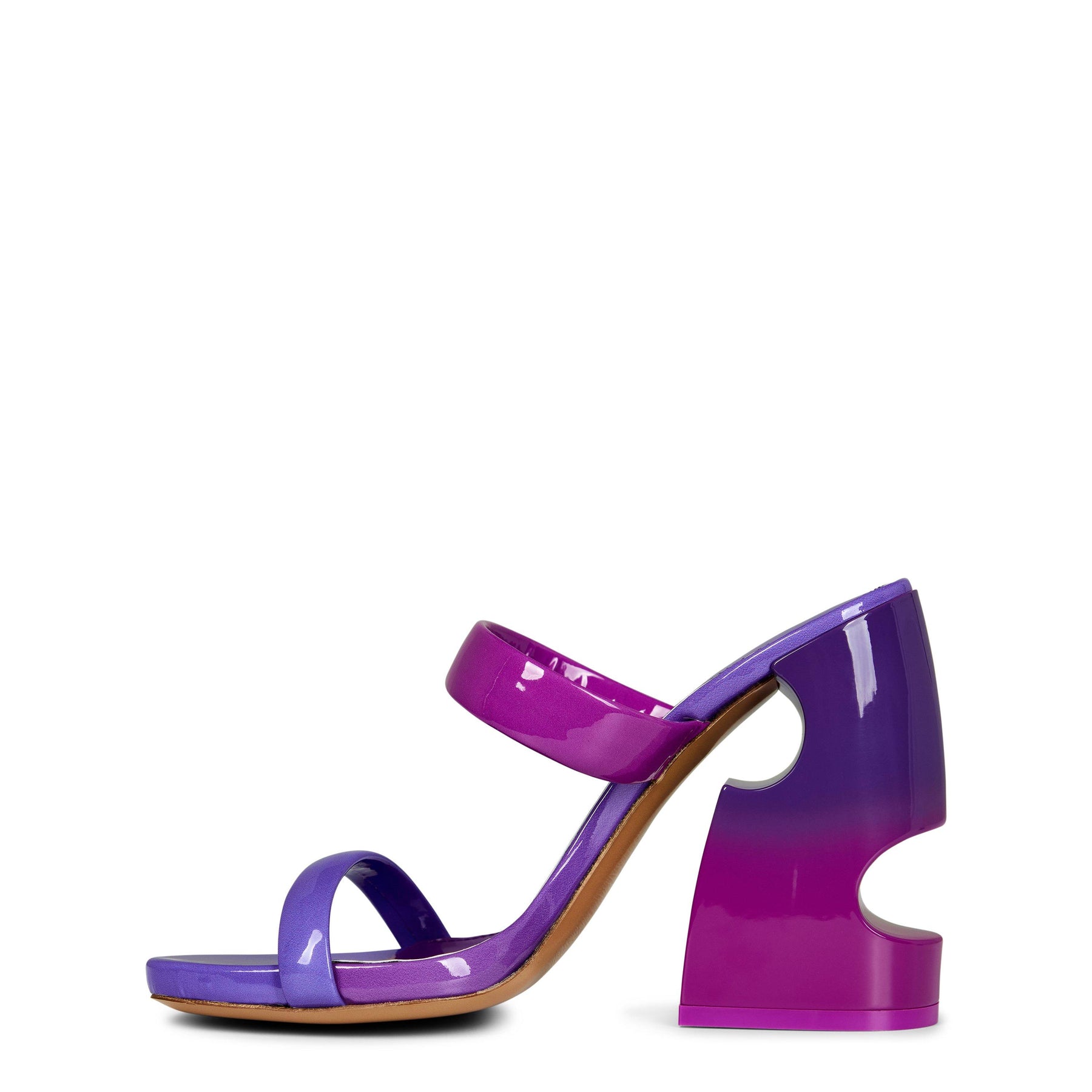 Pop Meteor Block Heel Mules