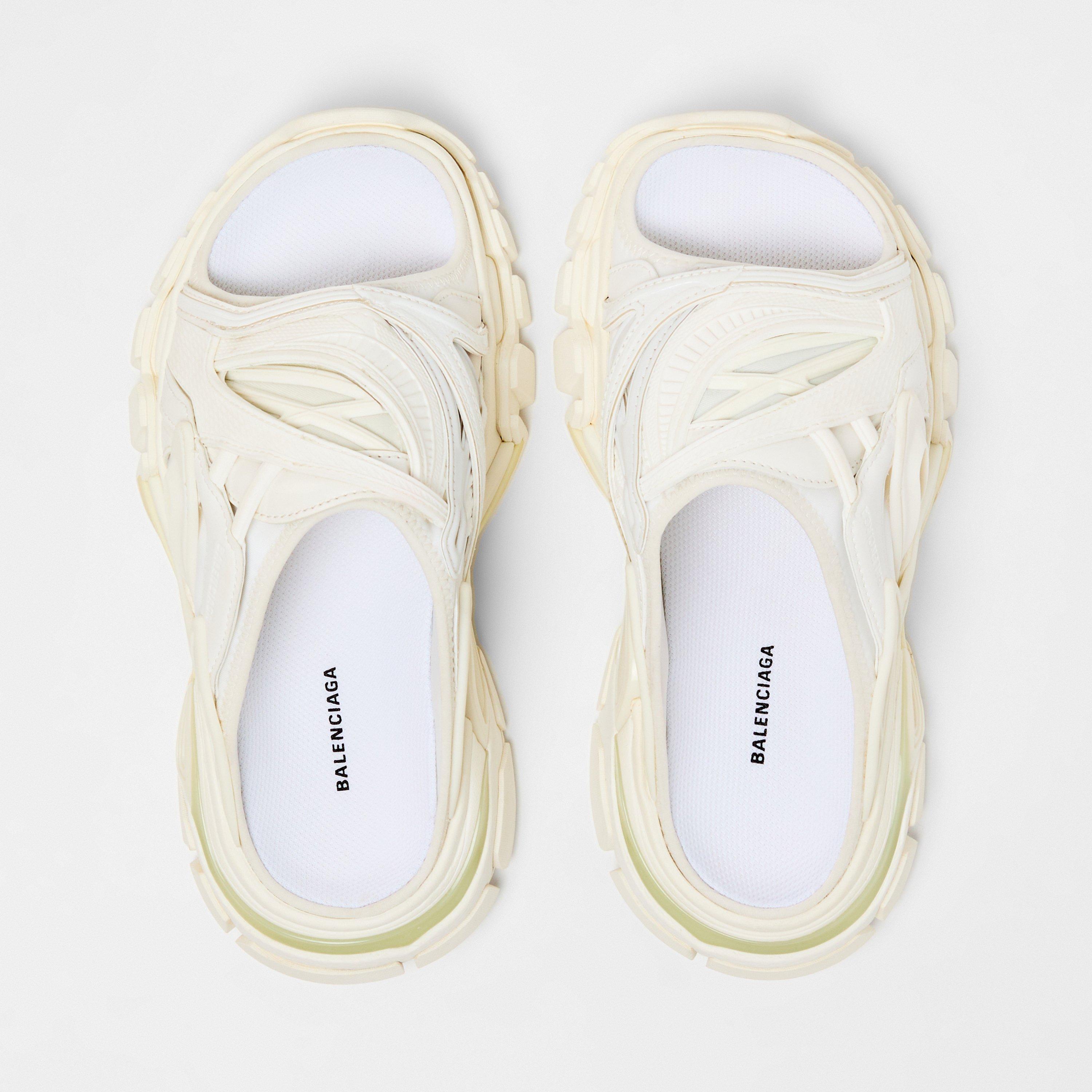Women's Track Slide Flat Sandals