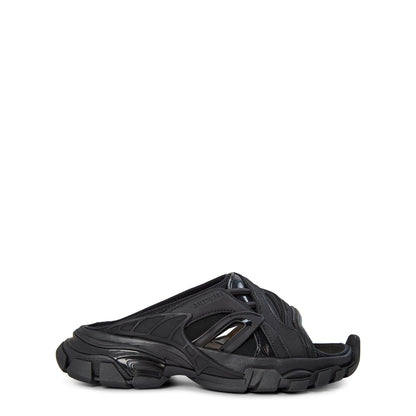 Track Slide Flat Sandals