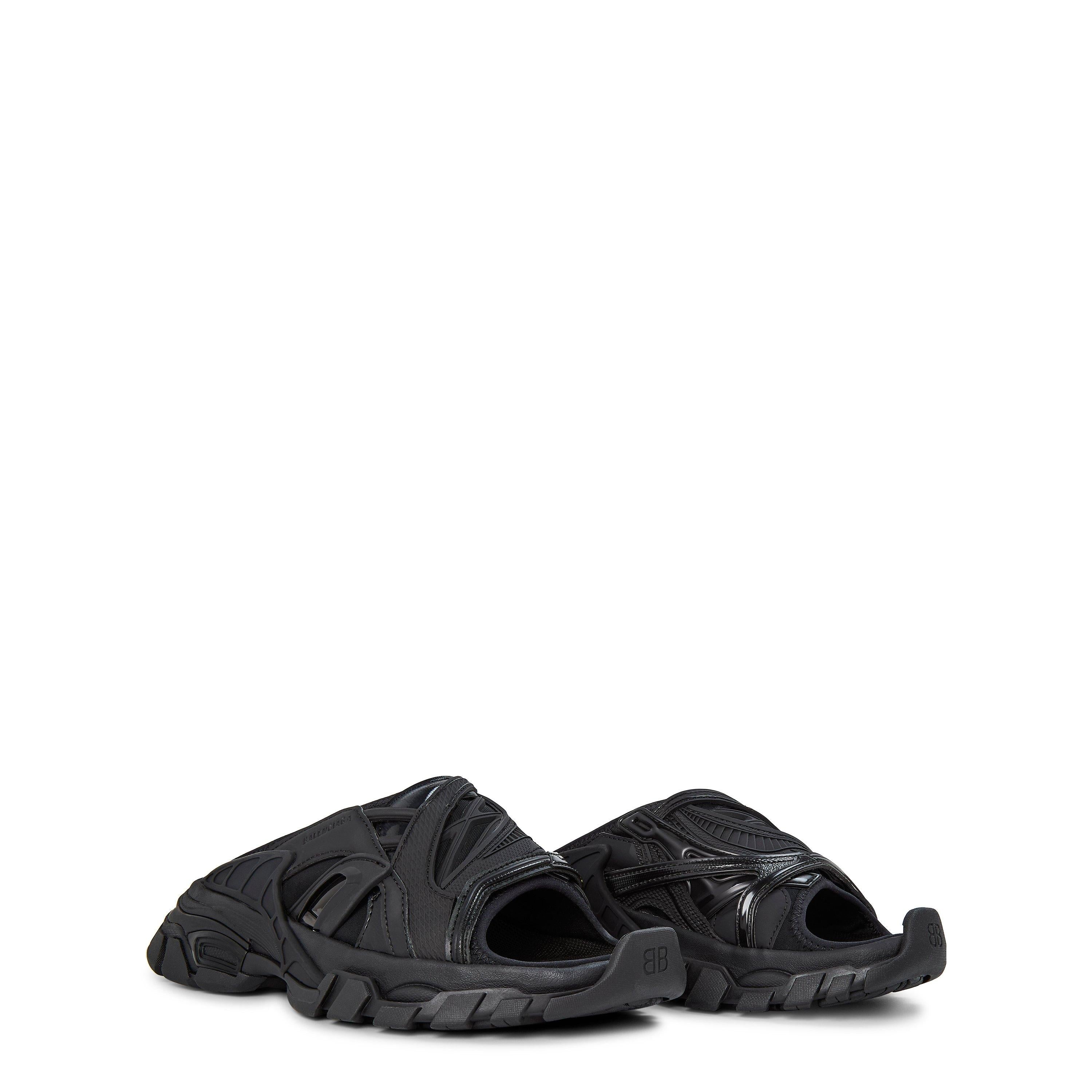Track Slide Flat Sandals