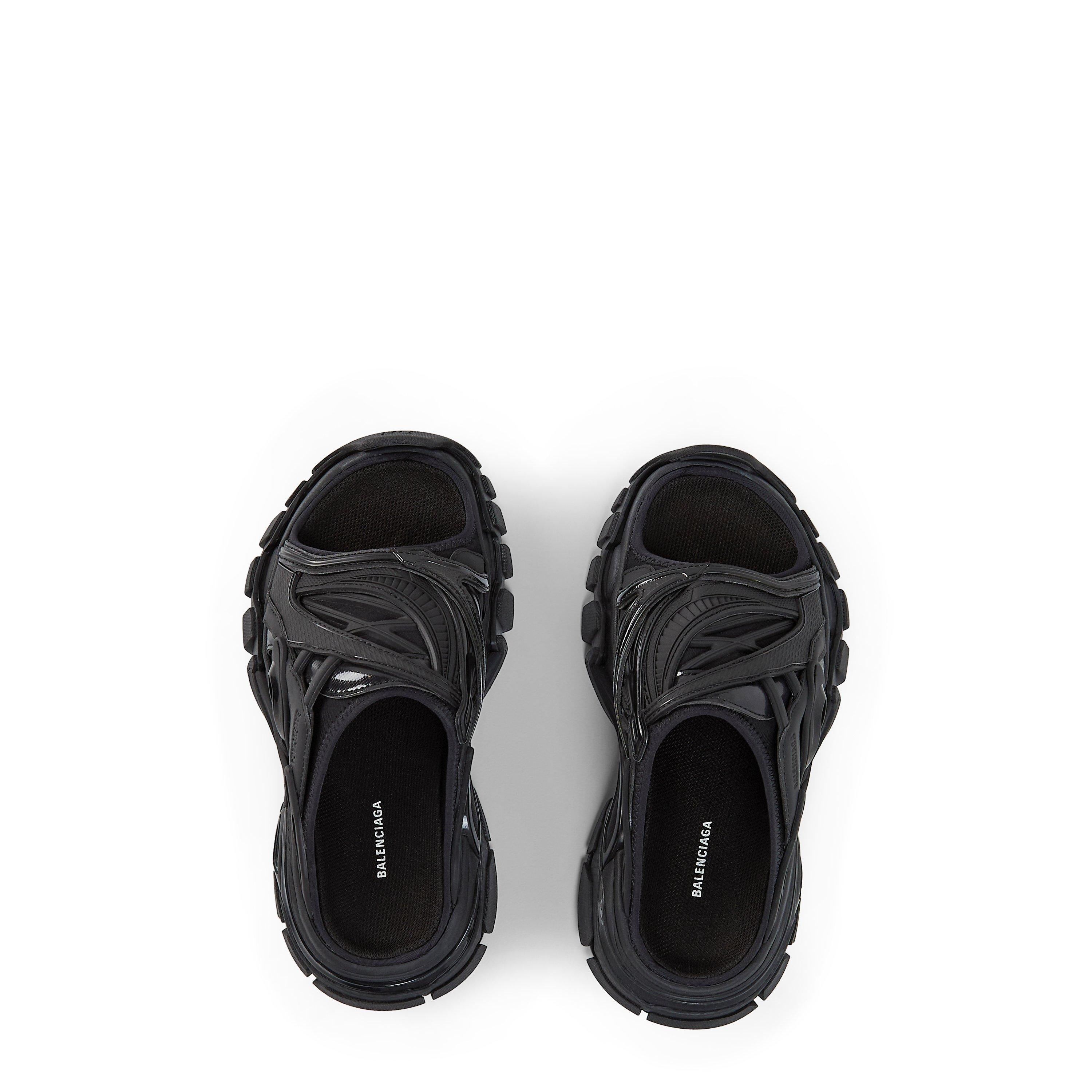 Track Slide Flat Sandals