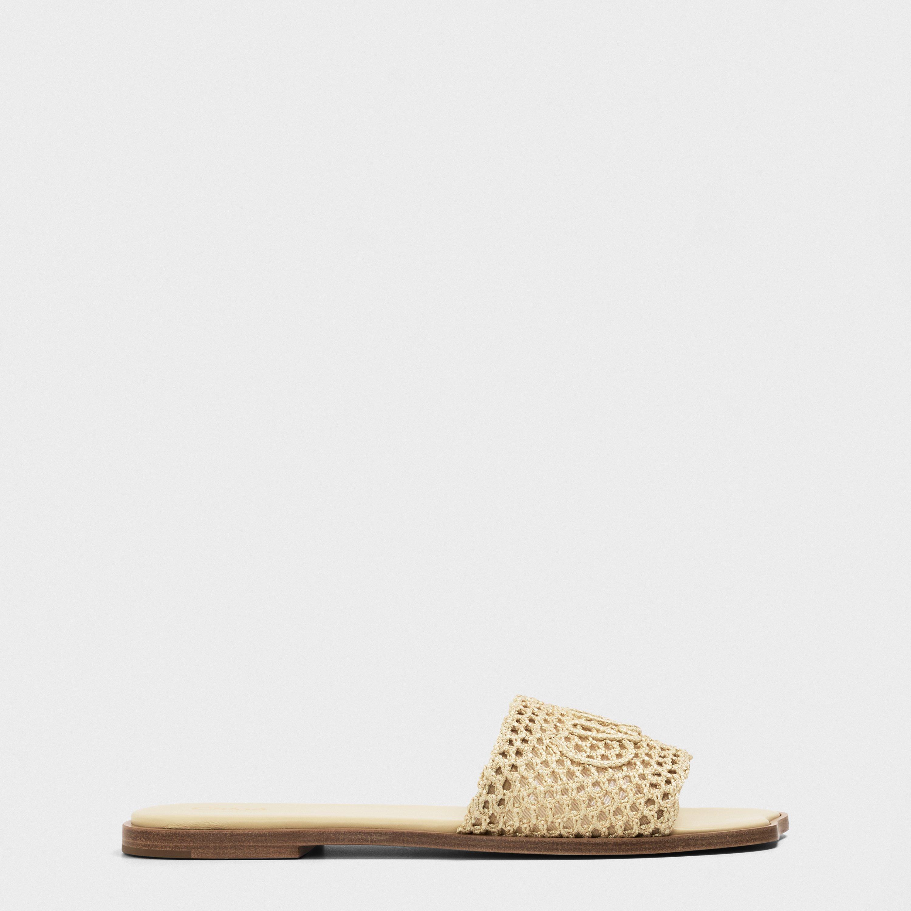 Flower Flat Sandals
