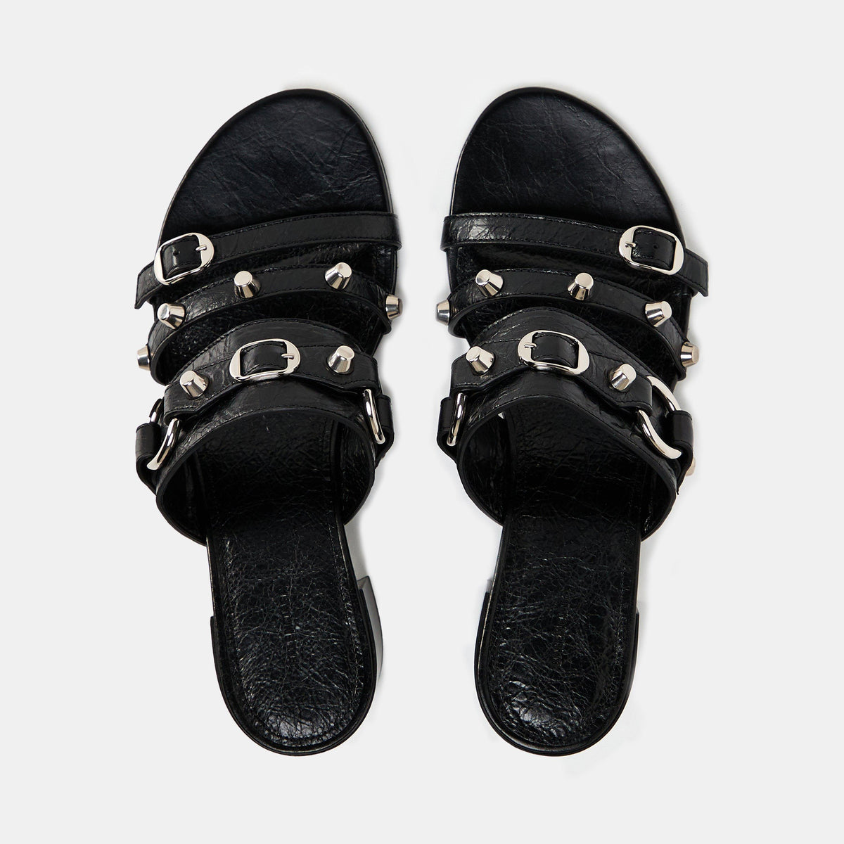 City Structured Heel Ankle Fastening Heeled Sandals