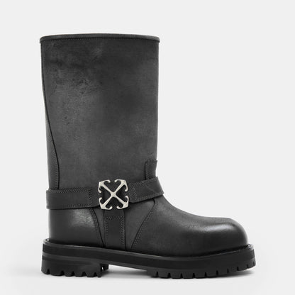 Track Biker Boots