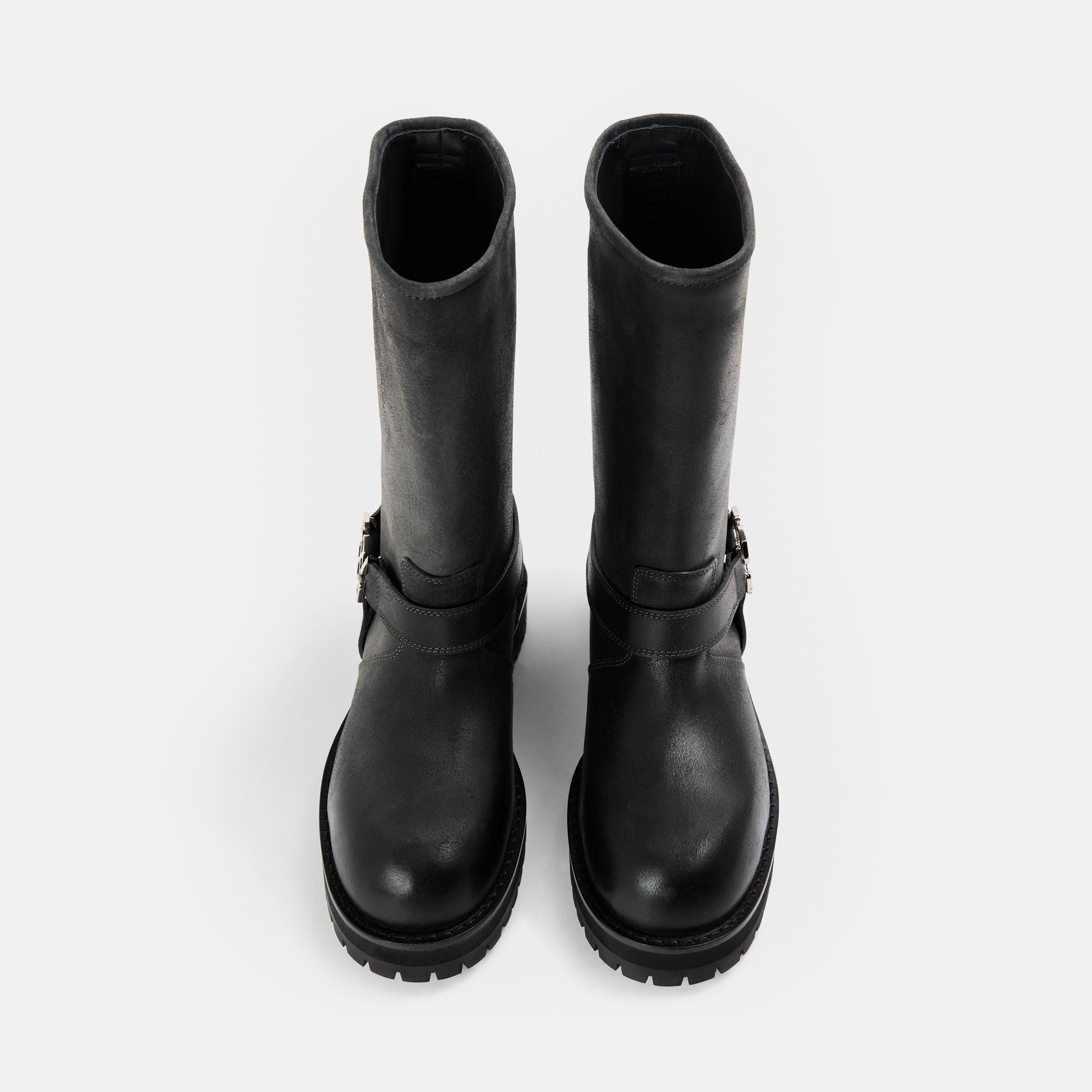 Track Biker Boots