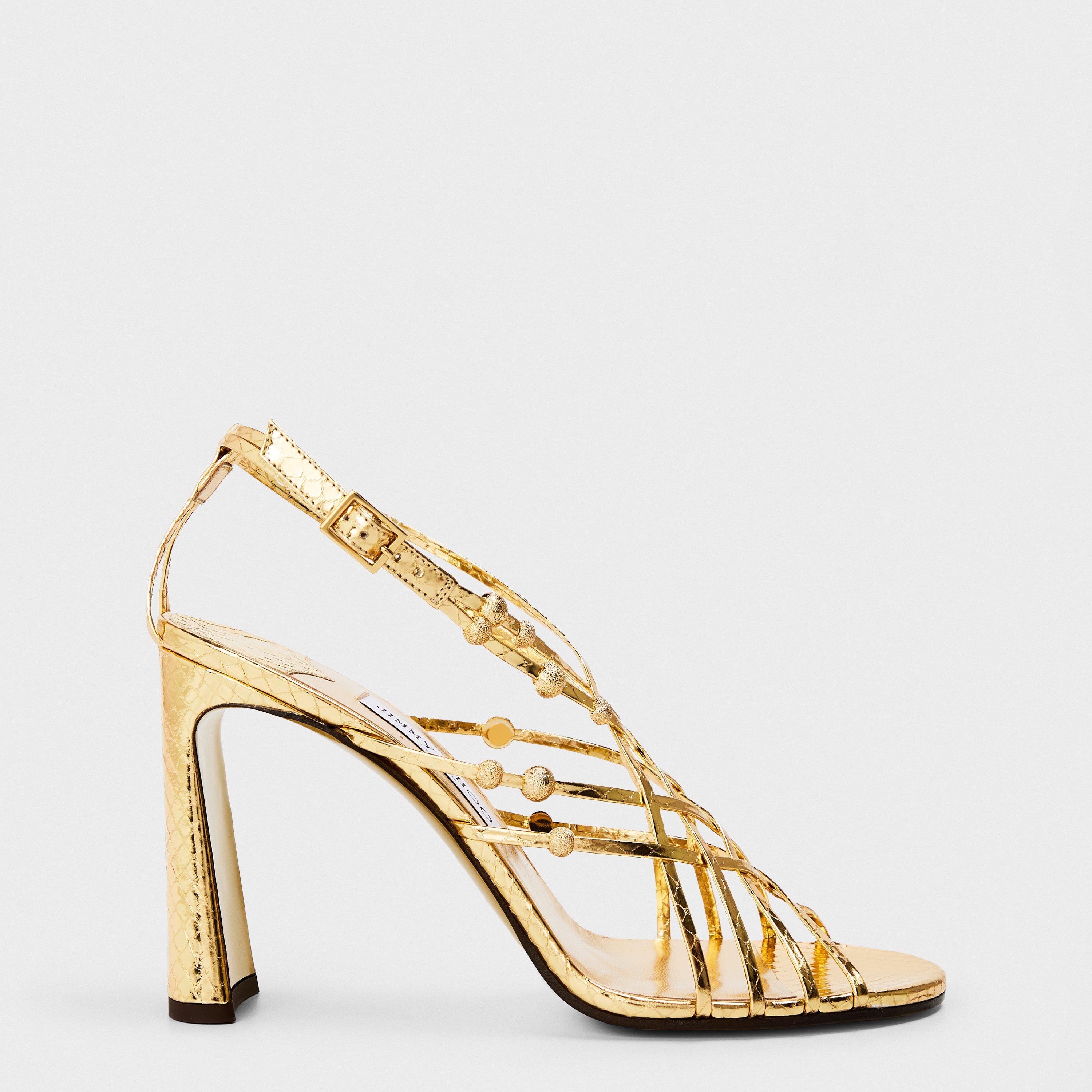 Felice 95 Sculptural Heeled Sandals
