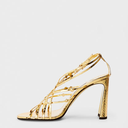 Felice 95 Sculptural Heeled Sandals