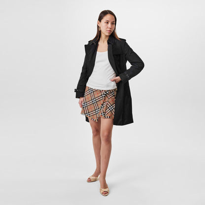 Check 65mm Mews Low Mules