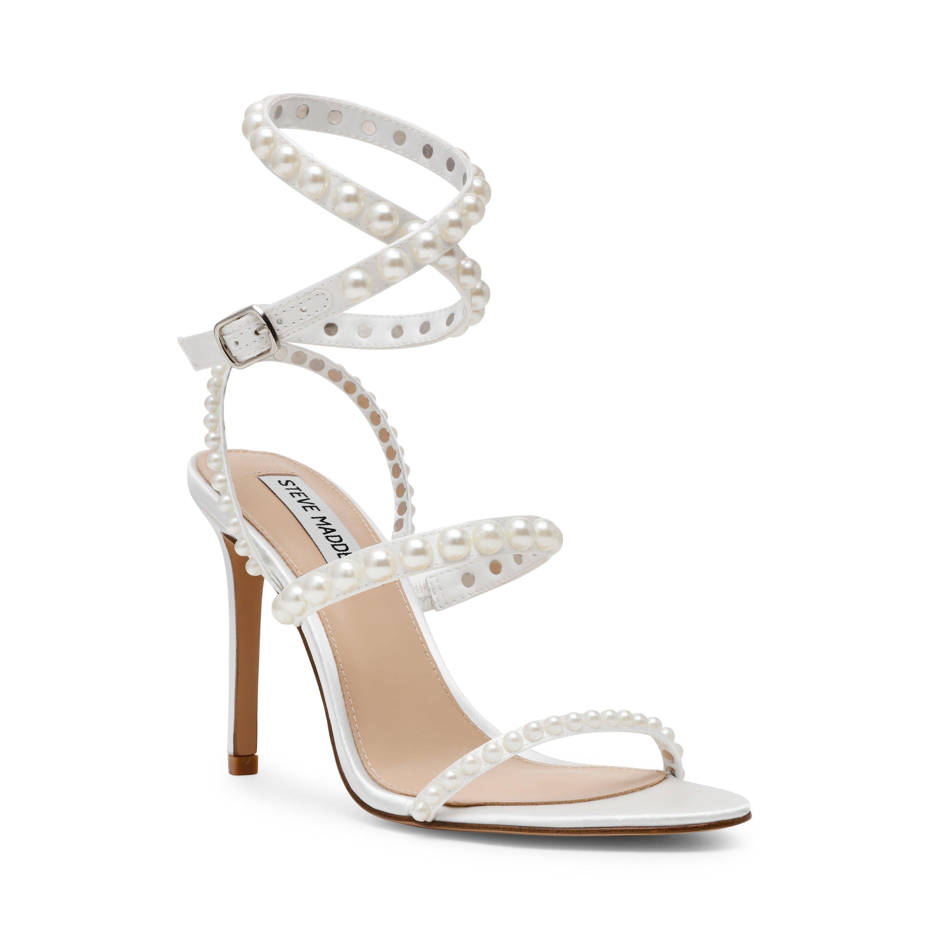 Teena Sculpted Heel Ankle Strap Heeled Sandals