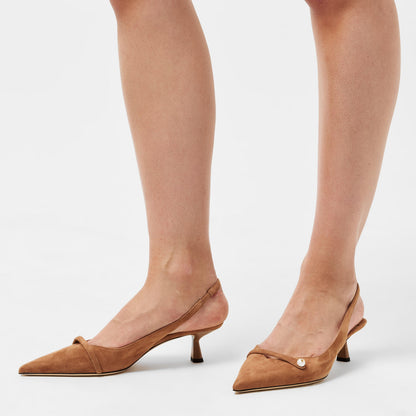 Amita 45mm Heel Slingbacks
