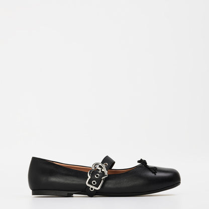 Women's Buckle Ballet Pumps