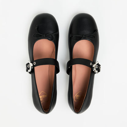 Women's Buckle Ballet Pumps