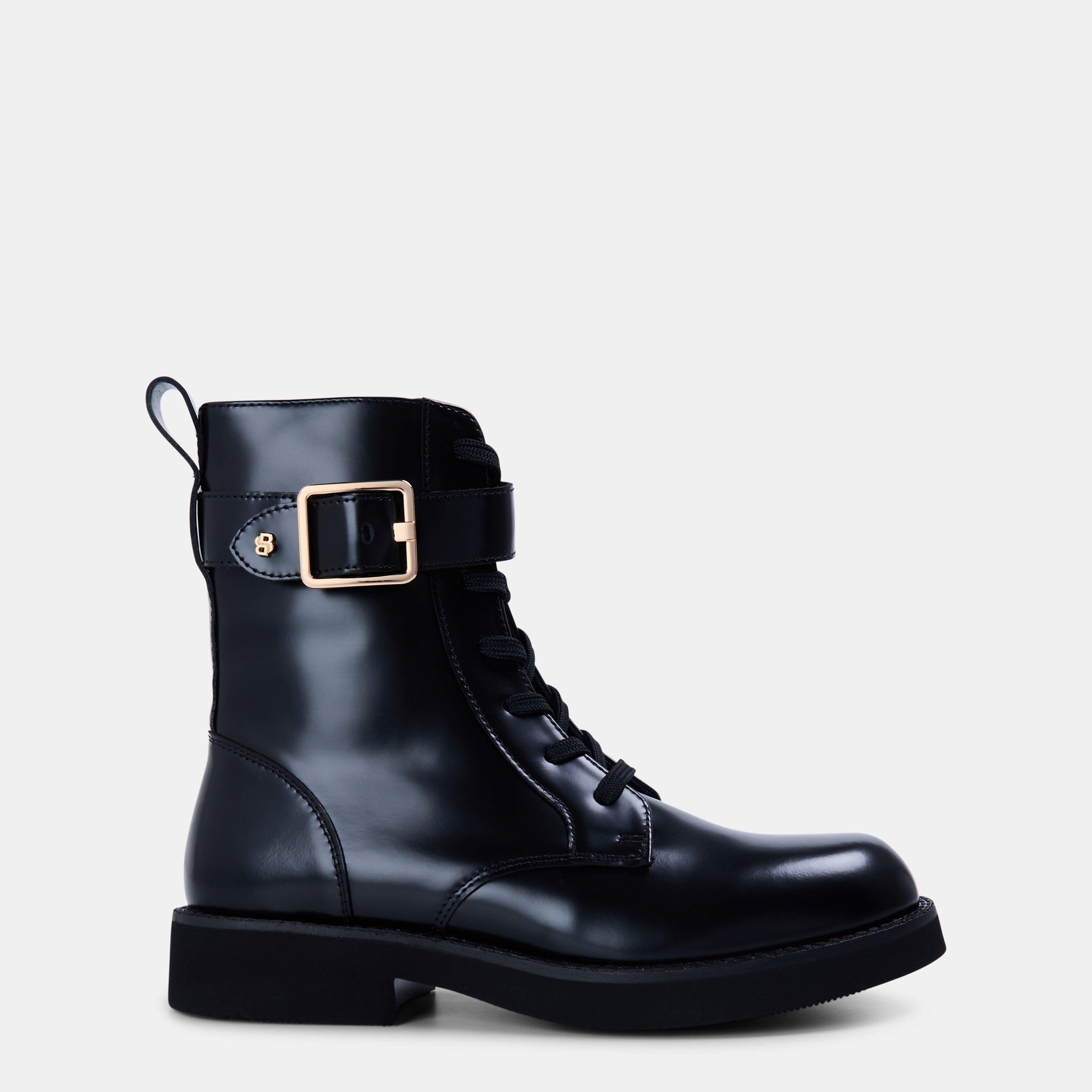 Women's Eleri Leather Biker Style Boots